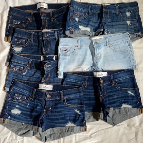 Hollister Pants - Lot of Hollister Denim shorts